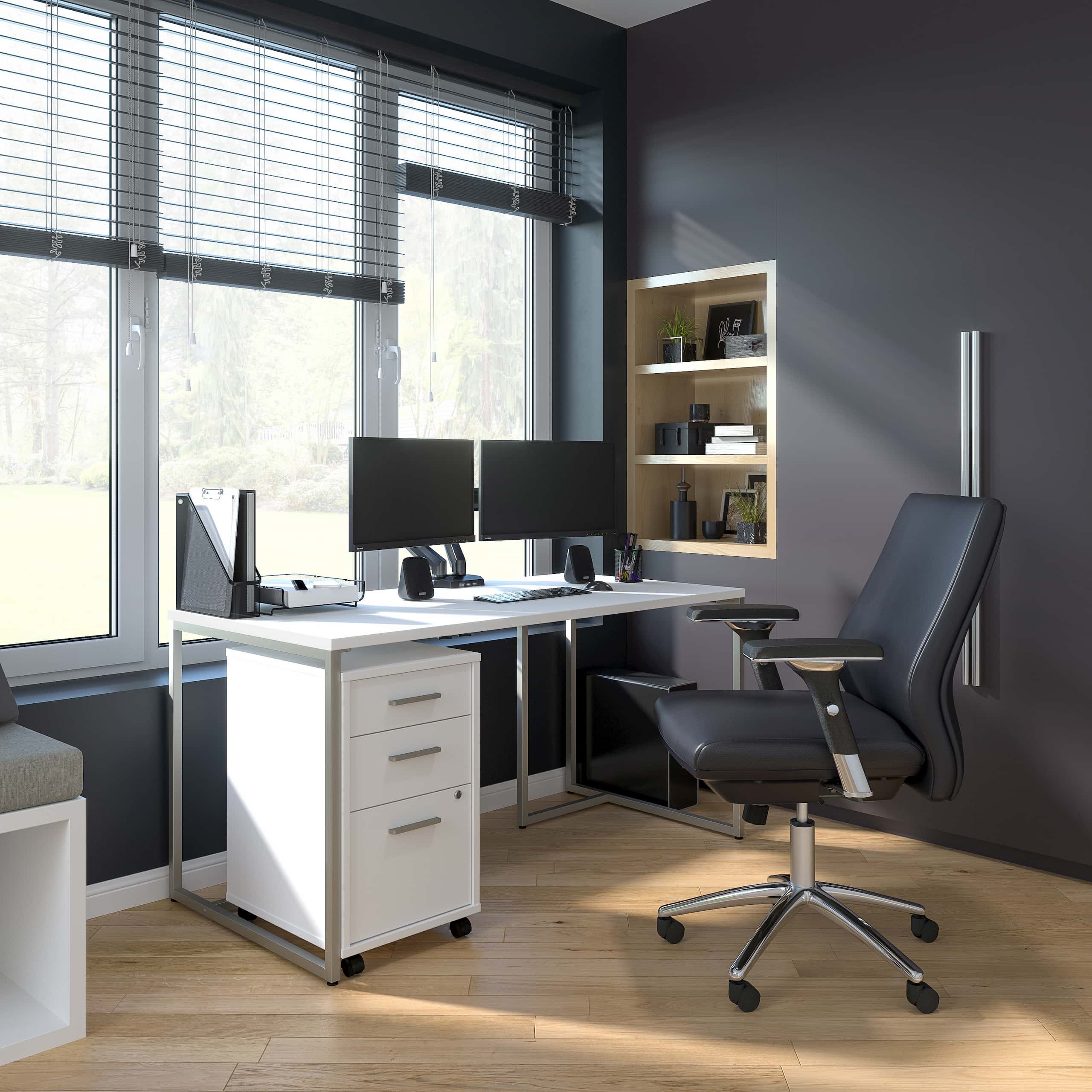Method Desk and File with Metropolis Chair